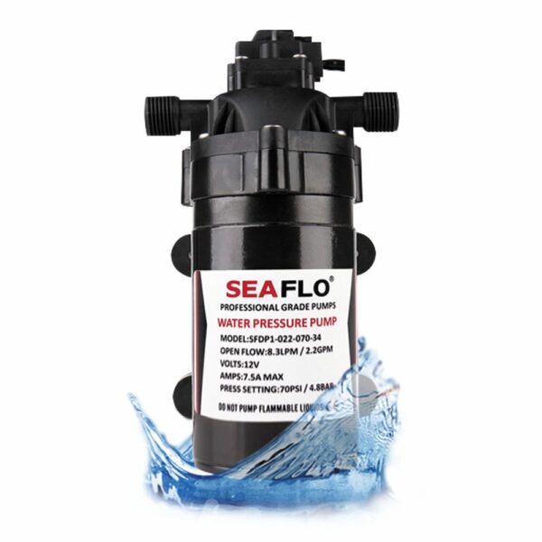 BOMBA SEAFLO ELÉCTRICA SERIE 34 - 8 LITROS