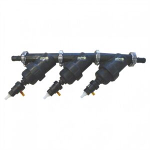 CONJUNTO 3 FILTROS BANJO Y 2 ROSCADO M30-50-80 C/SALIDA 1-1/4