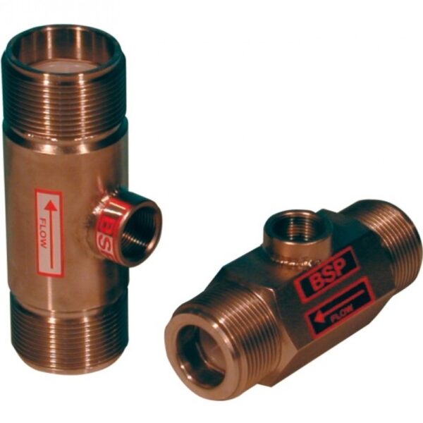 CAUDALIMETRO INOX 75-750 L/MIN 316/PVDF ROSCA 2 BSP CERAM POLMAC Cod. T0370345