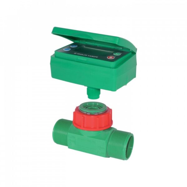 CAUDALIMETRO DE CARGA RAPID CHECK 35-350 L/MIN ROSCA 1-1/2 PONY FLOW 5 POLMAC Cod. 00375041+RC379016