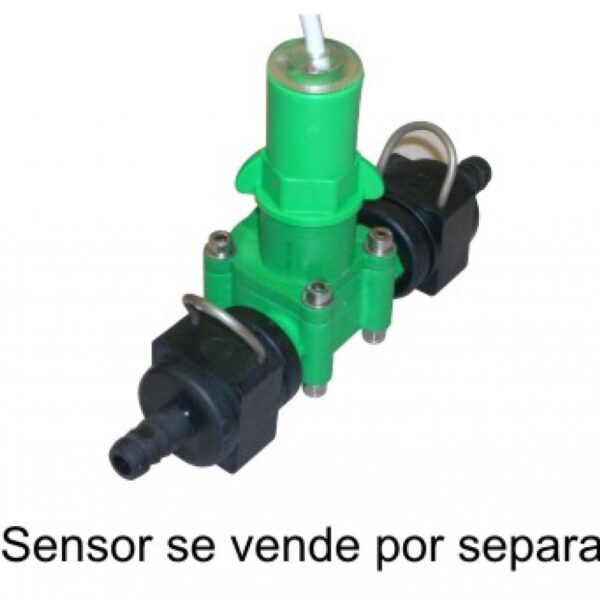 CAUDALIMETRO MINI 1 - 20 L/MIN VERDE MAS KIT CONECTOR POLMAC Cod. 00375701