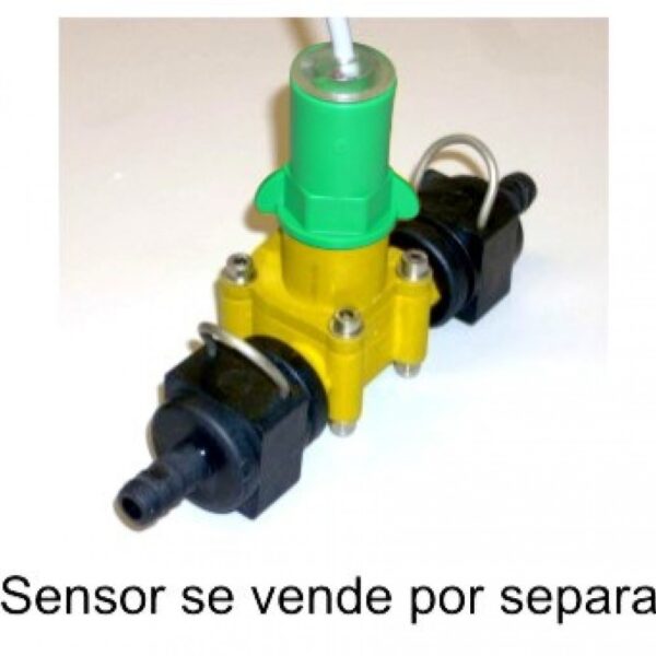 8407335 CAUDALIMETRO MINI 0.3 - 6 L/MIN AMARILLO MAS KIT CONECTOR POLMAC Cod. 00375702